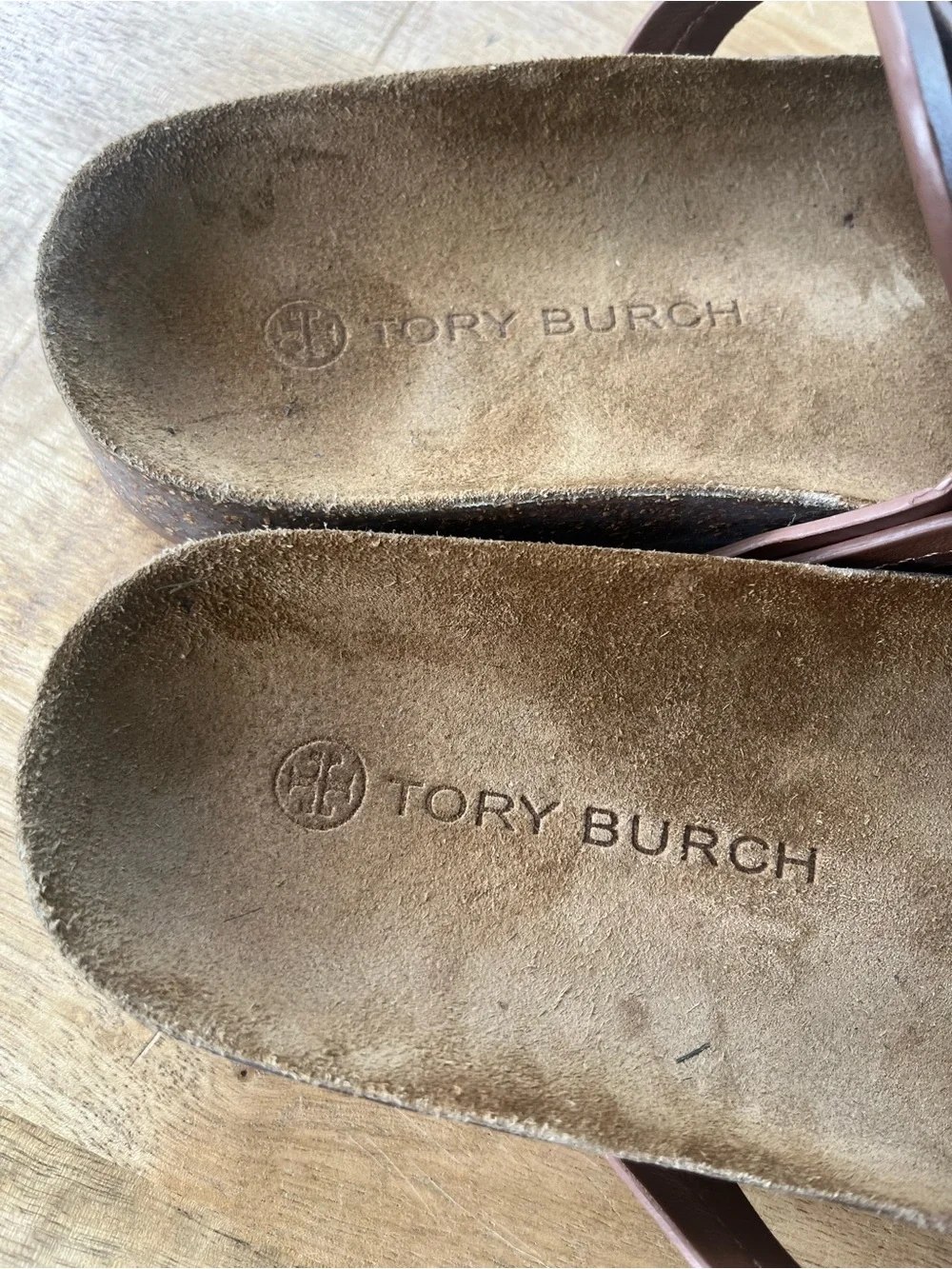 Tory Burch Cloud Miller Sandals sz 7 Brown